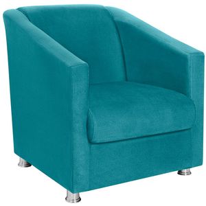 Poltrona Decorativa Bia Suede MPassos.