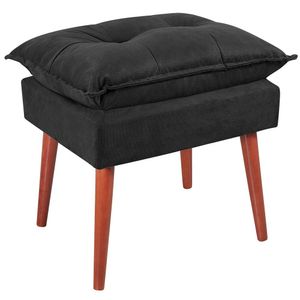 Puff Puf Opall Pes Palito 55x40cm Suede MPassos