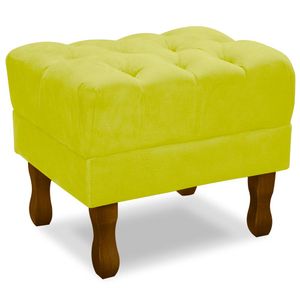 Puff Puf Retro Capitone 52x44cm Suede MPassos