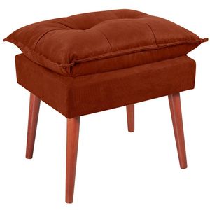 Puff Puf Opall Pes Palito 55x40cm Suede MPassos
