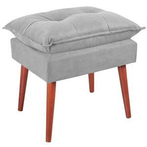 Puff Puf Opall Pes Palito 55x40cm Suede MPassos