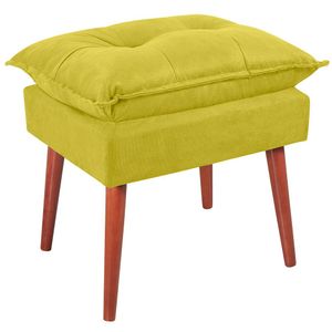 Puff Puf Opall Pes Palito 55x40cm Suede MPassos