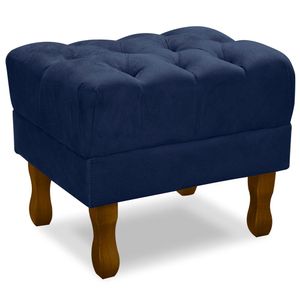 Puff Puf Retro Capitone 52x44cm Suede MPassos