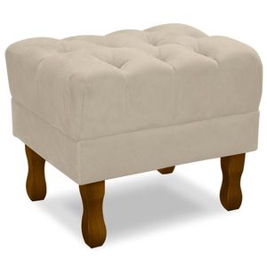 Puff Puf Retro Capitone 52x44cm Suede MPassos