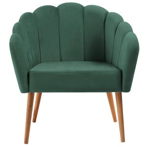 Poltrona Decorativa Pes Tauari 7049 Veludo Dmobiliario