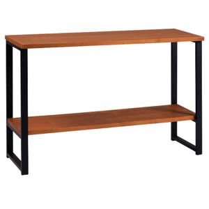 Aparador Para Sala Aço Preto 120 cm I10 Madeira Taeda Dmobiliario