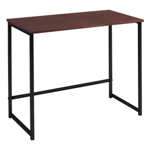 Escrivaninha F83 Madeira Taeda 80x75 cm Base Aço Dmobiliario