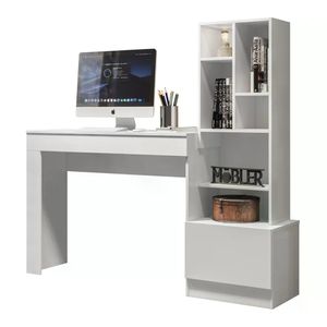 Escrivaninha Office Com Nichos 3003030 MBL