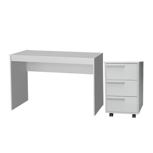 Mesa e Gaveteiro 3 Gavetas Para Escritorio Gamer B29 NOVAM