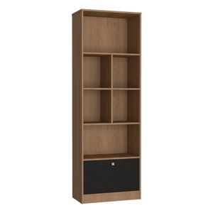 Estante Livreiro 1 Porta Basculante e 6 Nichos B37 NOVAM