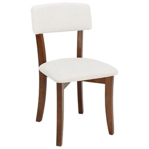 Cadeira Decorativa Estofada Pes Madeira Pinhao Nacc