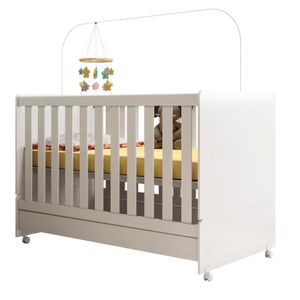 Berço Mini Cama 2 em 1 Com Rodizios 3200 PLLA