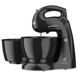Batedeira Britânia Perola 550 Turbo Bowl Preta 500W 220V