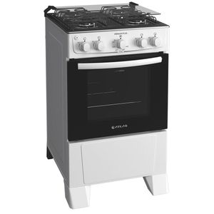 Fogão De Piso Atlas 4 Bocas Acendimento Automático Monaco Plus Branco Bvolt