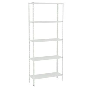 Estante Aço 5 Prateleiras Eaf014 Branco