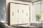 Guarda-Roupa---Roupeiro-8-Portas-6-Gavetas-Liverpool-Santos-AndiraJatoba-e-Areia-212x210x463cm