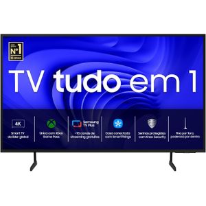 Smart TV / Televisor Samsung 50" UHD 4K 50DU7700 2024 Processador Crystal 4K Gaming Hub