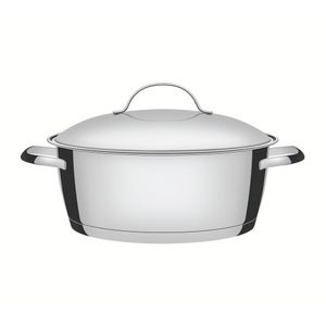 Caçarola Allegra Aço Inox Fundo Triplo Fogões De Indução 22 Cm 3,3l - Tramontina 62653221