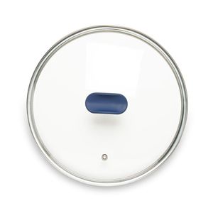Tampa De Vidro Ichef Polishop - Shark Series - 20cm - Azul | Azul 20 Cm