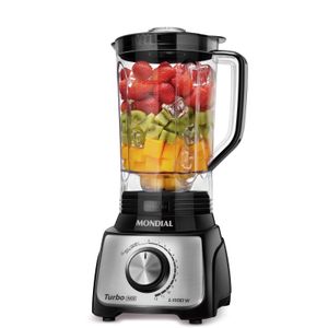 Liquidificador Mondial L-1100 Preto e Inox 220V