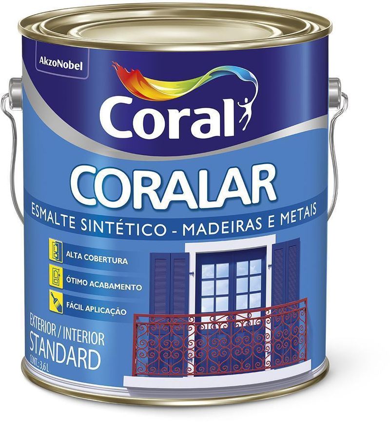 Tinta Esmalte Coralar Brilhante Laranja 3,6L-ns_155628_2