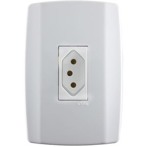 Tomada Ilumi 20A 250V Vertical Slim