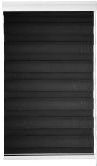 Persiana-Raibow-Evolux-Rolo-Dupla-140x160cm-Preto