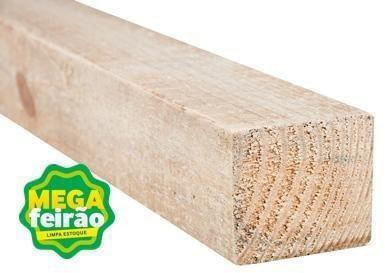 Caibro de Madeira Pinus Quadrado Massol MP115 1x1cm 1m