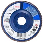 Disco Flap Desbaste Grão 120 BlueMetal Base Plástica Bosch
