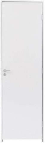 Porta-de-Madeira-Com-Batente-Eucatex-De-Giro-Colmeia-Lisa-Primer-Branco-Modelo-Para-Drywall-210X62x75cm-Lado-Direita