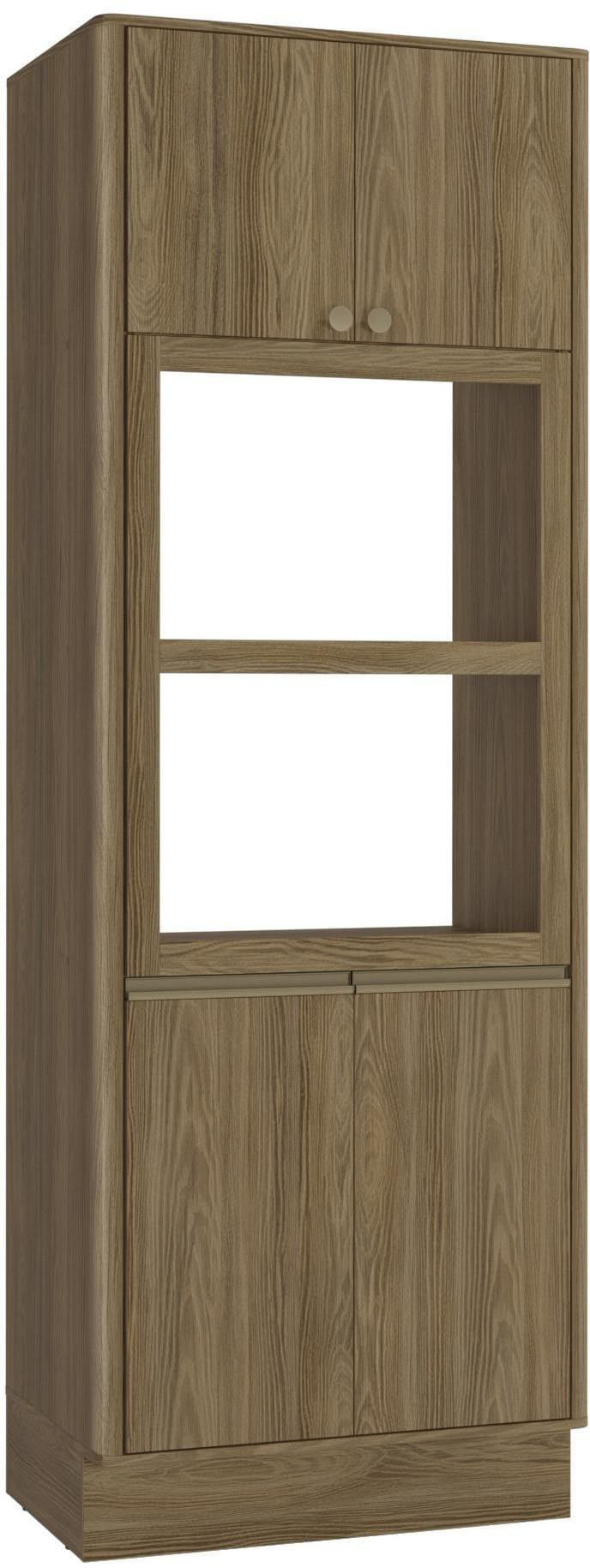 Torre-Quente-80cm-2-Fornos-4-Portas-100--MDF-Curve-Kappesberg-N630-NG-Nogueira