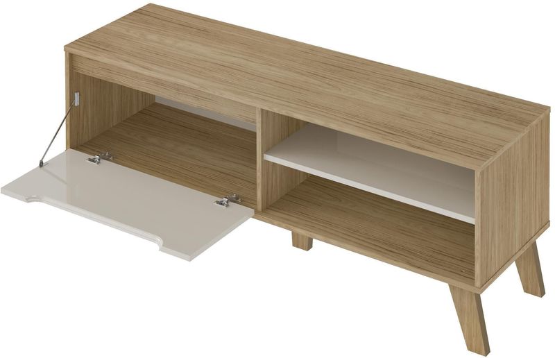 Rack-Para-TV-ate-60-Polegadas-1-Porta-e-Nichos-Artely-Lotus-Carvalho-e-Off-White