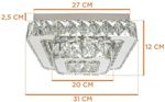 Plafon-LED-Bronzearte-Tokyo-Duplo-29W-4K-QD-Bivolt