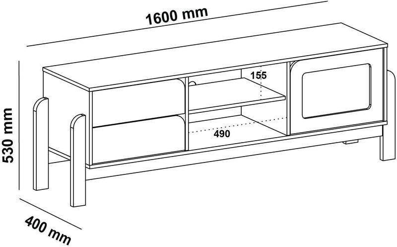 Rack-Para-TV-ate-60-Polegadas-1-Porta-2-Gavetas-Artely-Nature-Carvalho-e-Terracota