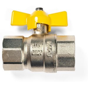 Válvula Para Gás Astra Metálica Rosca Fêmea GVH34 3/4"