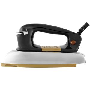 Ferro de Passar Roupa Elétrico Philco Retrô PFE01P Cromado e Preto 110V