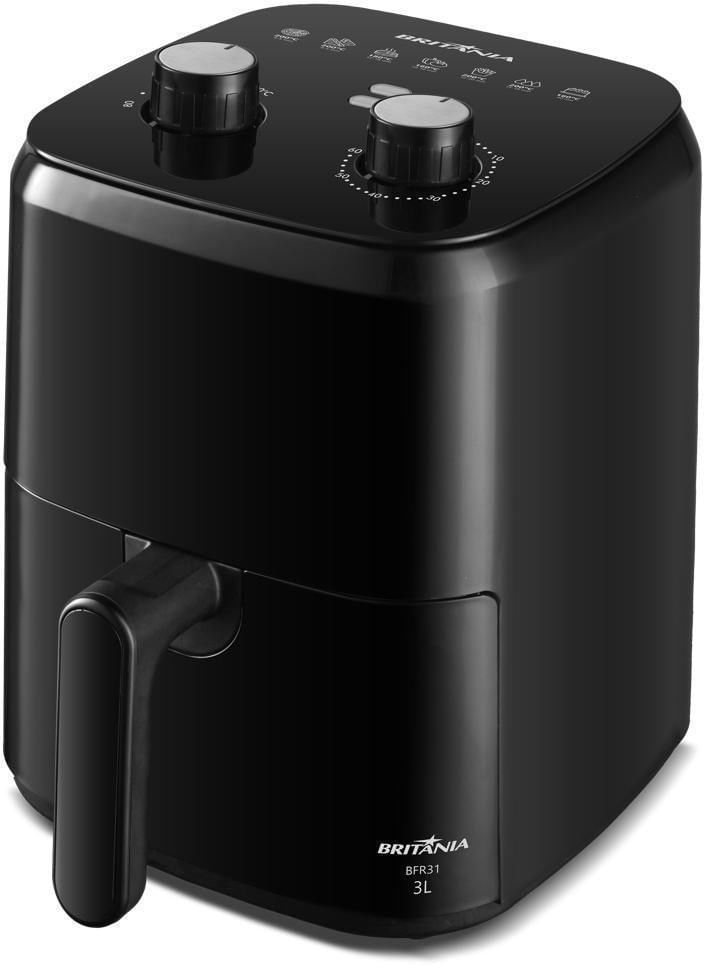 Fritadeira-Eletrica---Air-Fryer-Britania-BFR31-3-Litros-Preto-110V