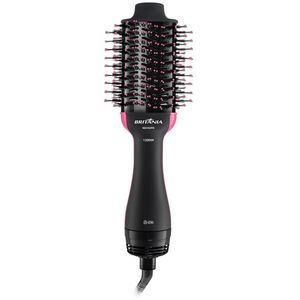 Escova de Cabelo Secadora Britânia BEC02PR Preto e Rosa 1300W Bivolt