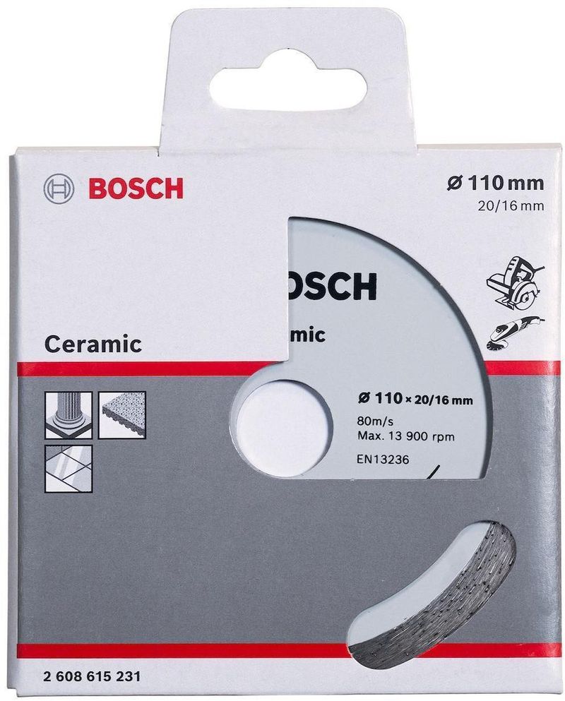 Disco-de-Corte-Diamantado-Ceramic-Liso-231-Bosch-110mm