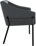 Poltrona Decorativa Malta Matrix Cinza
