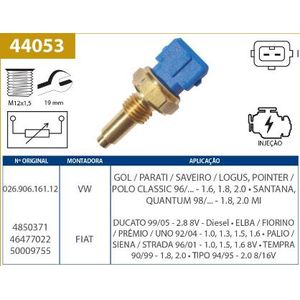 Interruptor Temperatura Gol G2 G3 G4 1.6 1.8 2.0 1996 Injec