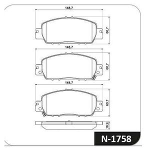 Pastilha Freio Dianteira Honda Civic 1.5 2.0 2017 A 2019