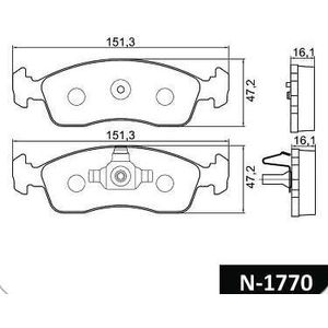 Pastilha Freio Dianteira Fiat Palio 1.0 1.4 2012
