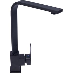Torneira Way Cozinha Gourmet Monocomando Slim 360 Preto Tor-019