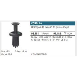 Grampo Fixacao Parachoque Toyota Corolla 08 14 Camry Etios 1
