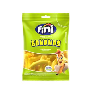Bala de Gelatina Bananas 90G - Fini