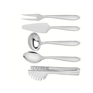 Jogo de Utensílios Utility em Inox Acabamento Brilho 5pçs - Tramontina