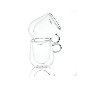 Conjunto de Canecas Parede Dupla com Alça 300ml - Bugatti