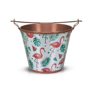 Balde para Cerveja em Alumínio 5L Flamingos - Alumiart Falcão