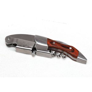 Saca-rolha Tradicional Garrafa Bebida em Aço Inox Design Pontudo